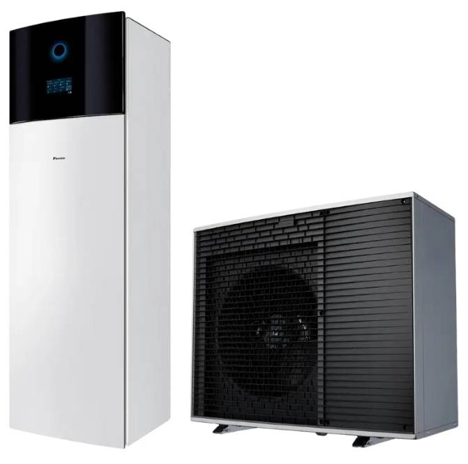 Daikin Altherma 4 H EPSK12AW1 / EPVX14S23A9W hőszivattyú lábon álló beltéri egységgel