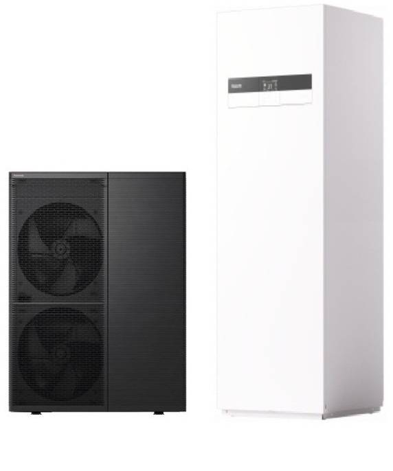 Panasonic WH-WXG16ME8/WH-ADC0316M9E83 R290 Aquarea T-CAP M sorozatú hőszivattyú All-in-One 260 l HMV beltéri egységgel
