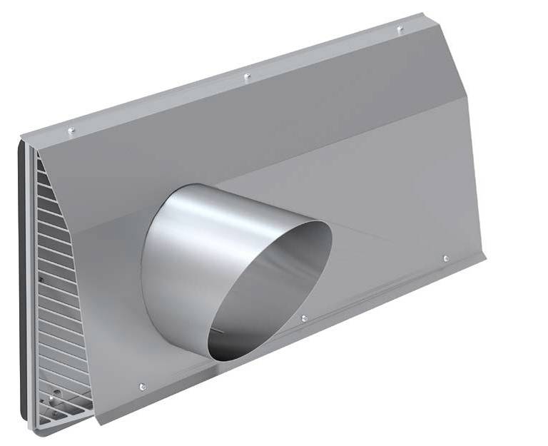 Fali külső kombi rács NA160_jobbos