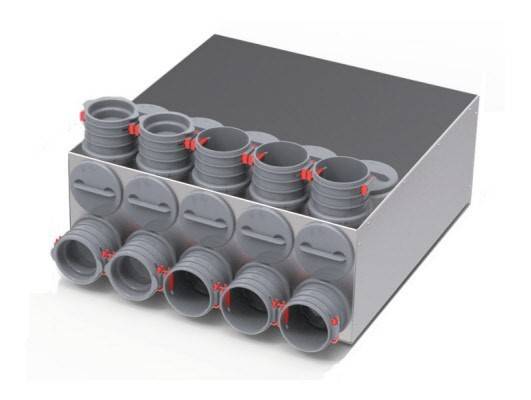 HELIOS FRS-VK 10-75/160 osztódoboz